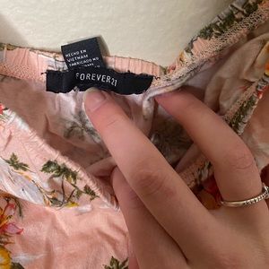 Strapless summer romper